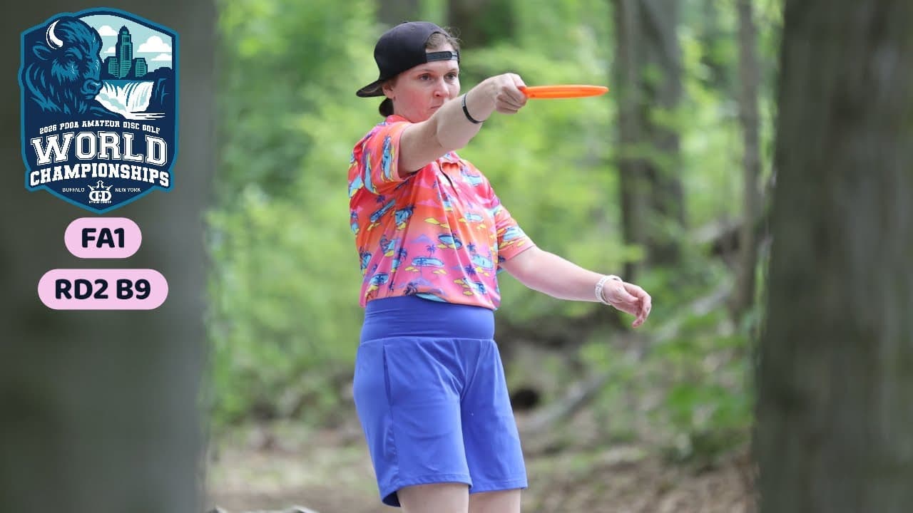PDGA Amateur World Disc Golf Championships -FA1 Lead Card | Round 2 Back 9 at Como Lake, Buffalo NY