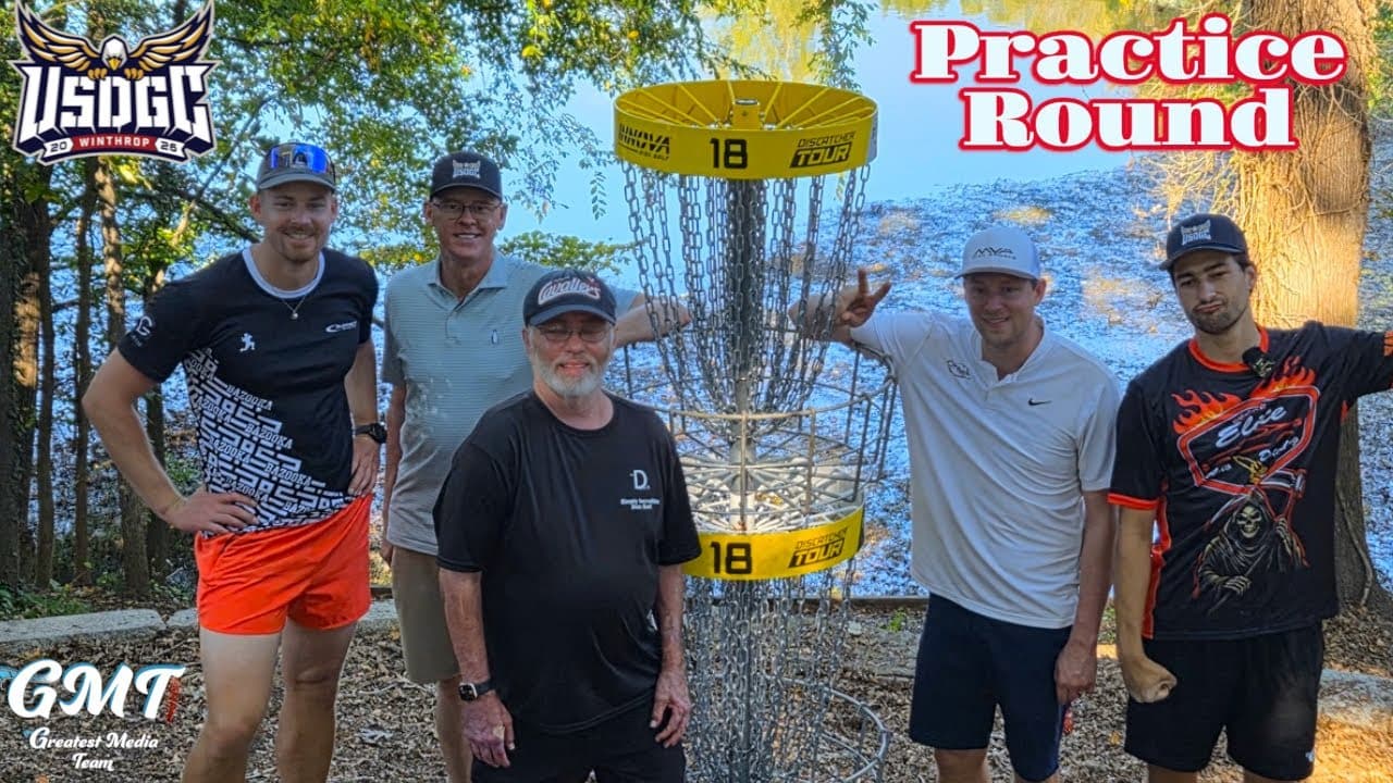 USDGC Practice Round with Harry Chace and Special Guests Simon Lizotte and Albert Tamm