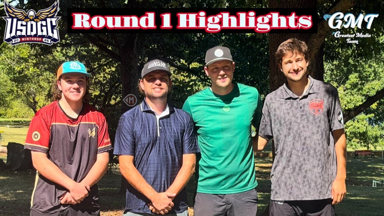 USDGC RD1 Highlights | Simon Lizotte, Harry Chace, Steve Brinster, Wyatt Mahoney | By GMT